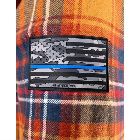 Howitzer Style Men's Button Down Hoodie Flannel Mag Military Grunt MFG - Picture 6 of 10